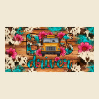 Bus Driver School Bus Cowhide License Plate Ladies Tee | Teevron