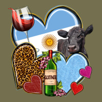 Argentina Hearts Vintage Hoodie | Teevron
