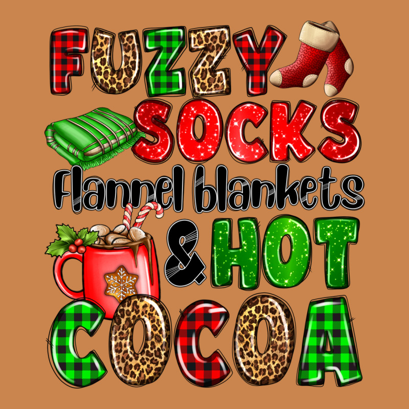 Fuzzy Socks Flannel Blankets And Hot Cocoa Heavyweight Hoodie by OliviaCreatesArt | Teevron