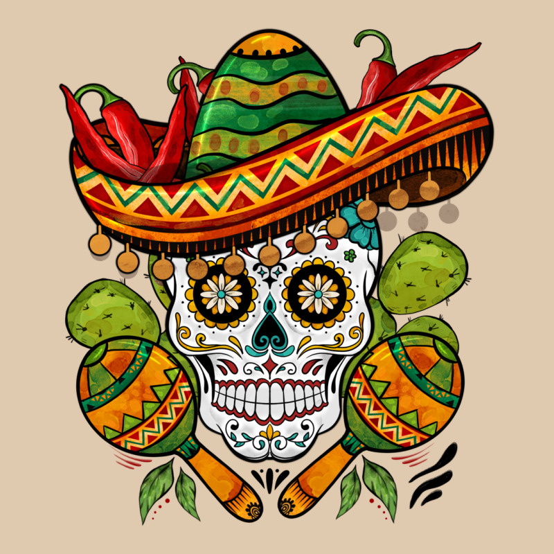 Sombrero Skull Heavyweight Sweatshirt by BarkalooDesign | Teevron