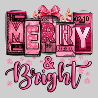 Merry And Bright Pink Christmas Premium Tee | Teevron