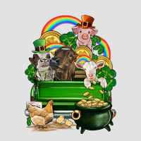 St. Patrick's Day Animal Truck Premium Hoodie | Teevron