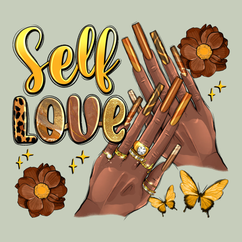 Black Woman Self Love Nails Long Sleeve Tee by Artiststas | Teevron