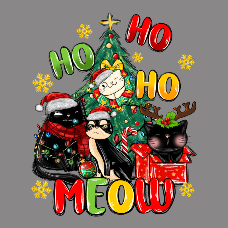 Ho Ho Ho Meow Vintage Tee by MaliasSmallBusiness | Teevron