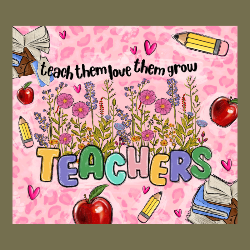 Teachers Teach Them Love Them Grow Vintage Hoodie by MaliasSmallBusiness | Teevron