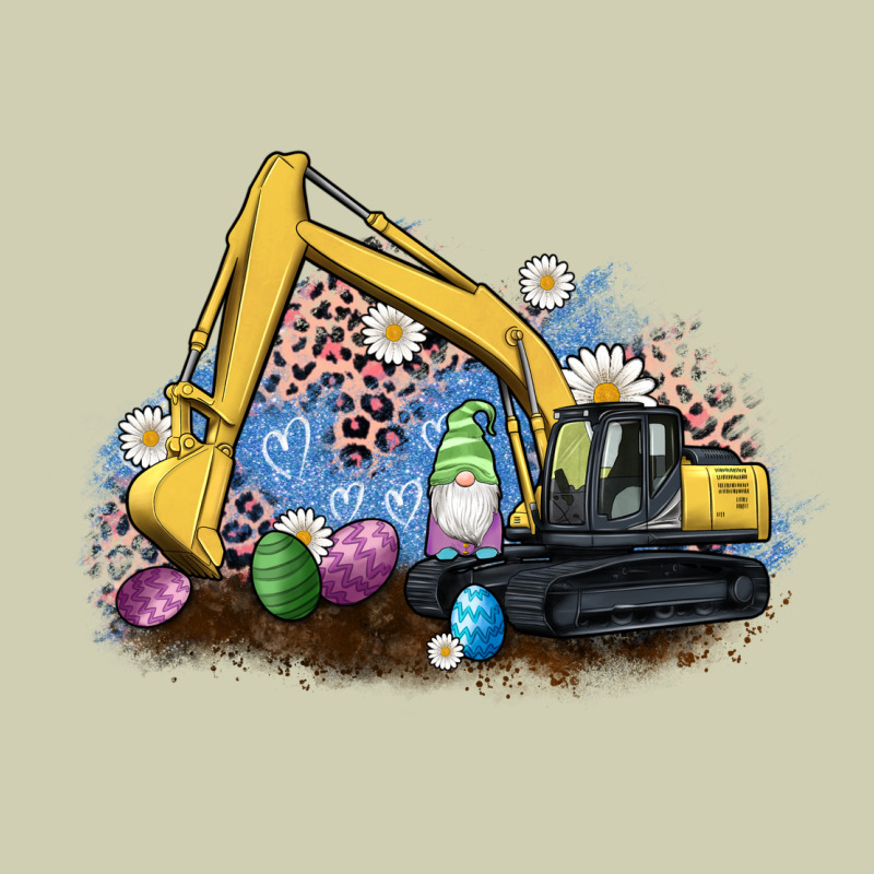 Easter Excavator Gnome Egg Leopard Heavy Core Tee by Artiststas | Teevron