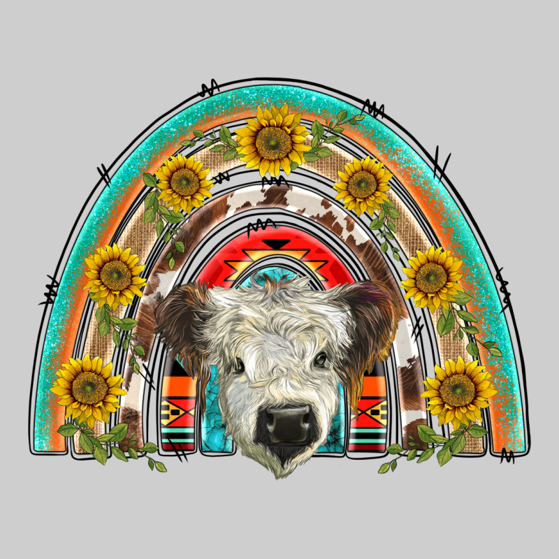 Scottish White Calf  Rainbow Premium Tee by BarkalooDesign | Teevron