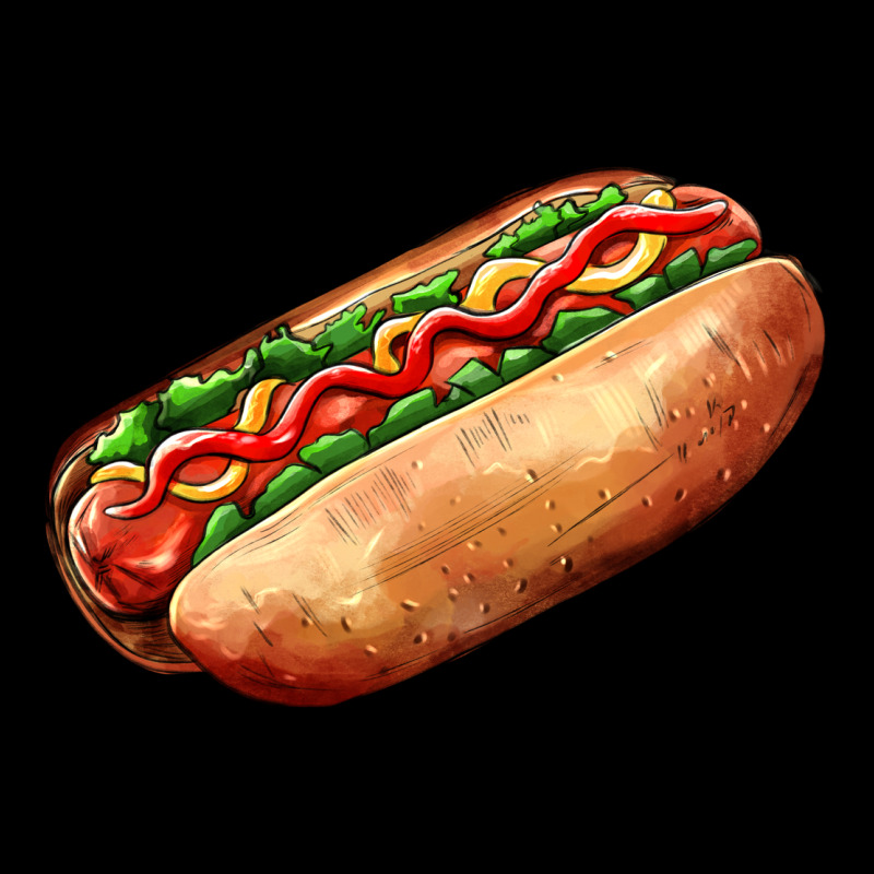American Hot Dog Ladies Tee by AdoDesignShop | Teevron