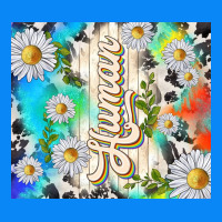 Human With Daisies Zipper Hoodie | Teevron