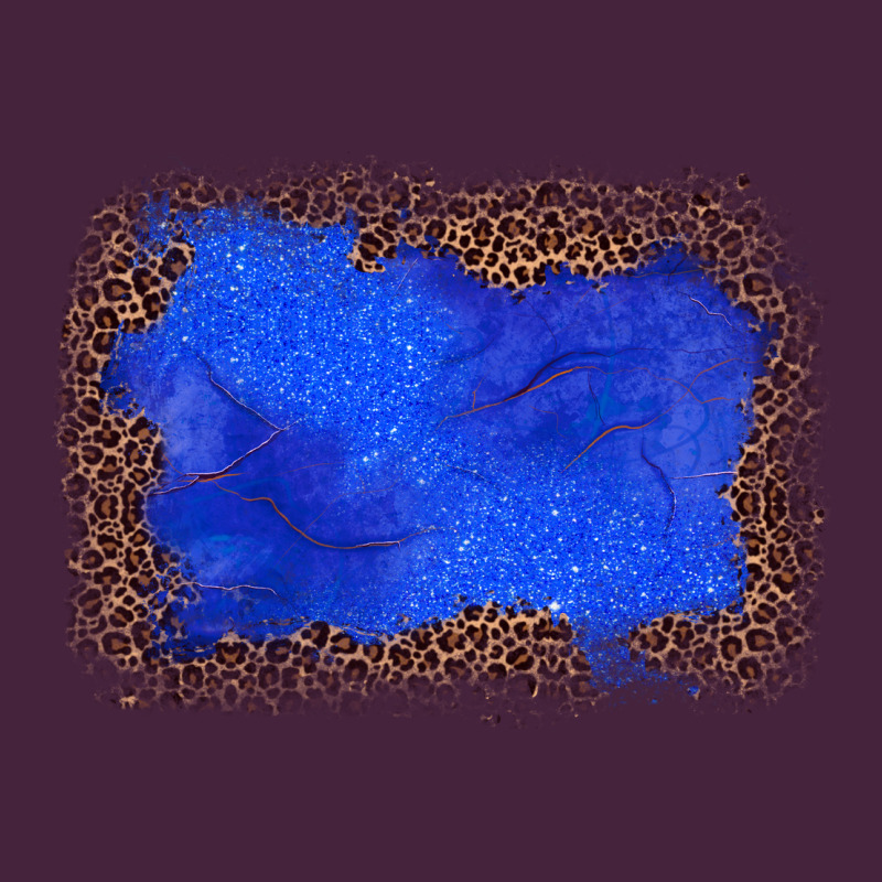 Gemstone Blue Leopard Background Classic Tee by JahusDesignShop | Teevron