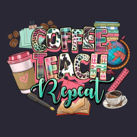 Coffee Teach Repeat Teacher Vintage Tee | Teevron