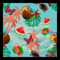 Summer Vibes Seamless Pattern Heavy Core Tee | Teevron