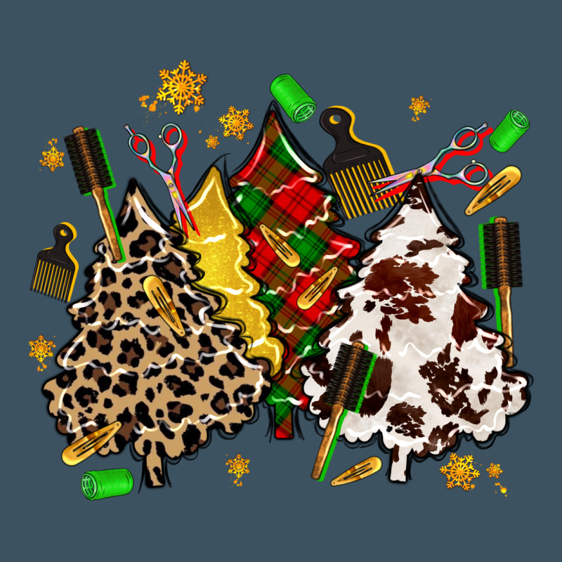 Hair Stylist With Christmas Tree Urban Heavy Tee by MaliasSmallBusiness | Teevron