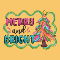 Merry And Bright Christmas Tree Vintage Hoodie | Teevron