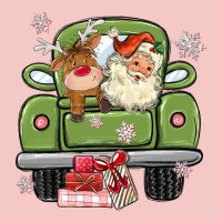 Christmas Santa And Reindeer Truck Urban Heavy Tee | Teevron