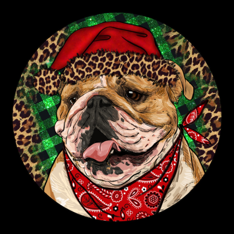 Christmas English Bulldog Ladies Tee by RanaPortraitStore | Teevron