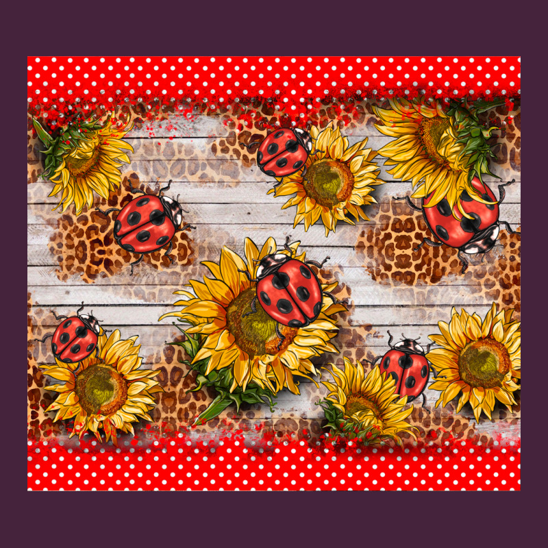 Ladybug Sunflower Premium Tee by BarkalooDesign | Teevron