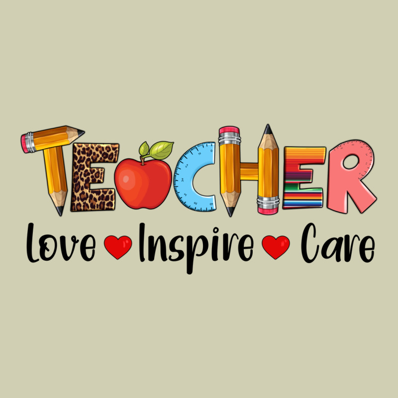 Teacher Love Inspıre Care Wıth  And Pen Heavy Core Tee by Artiststas | Teevron