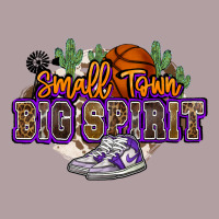 Small Town Big Spirit Basketball Vintage Hoodie | Teevron