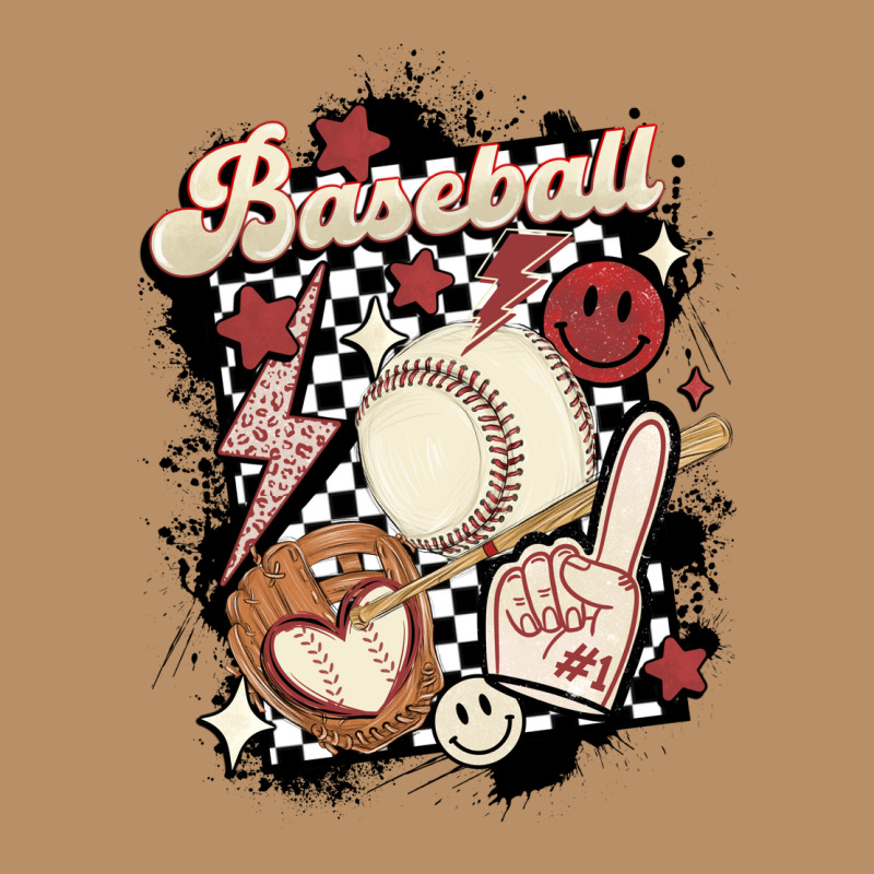 Checkered Retro Baseball Vintage Hoodie by MaliasSmallBusiness | Teevron