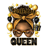 birthday queen afro messy bun | Teevron