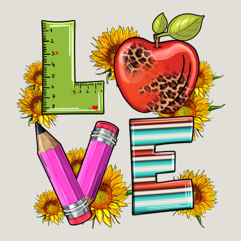 Love With Pen And  Serape Leopard Heavy Core Tee by Artiststas | Teevron