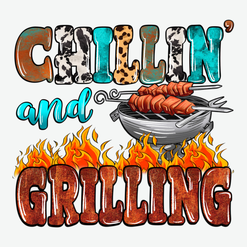Chillin And Grilling Urban Heavy Tee by MaliasSmallBusiness | Teevron