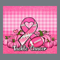 Tackle Cancer Pumpkins Football And Ribbon Heavyweight Sweatshirt | Teevron