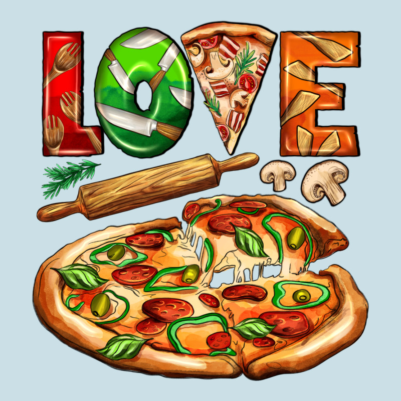 Love Pizza Ladies Tee by AdoDesignShop | Teevron