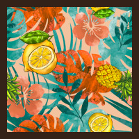 Pineapple And Lemon Seamless Pattern Heavy Core Tee | Teevron