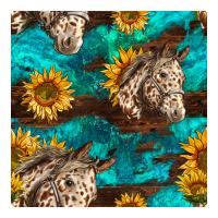 appaloosa horses and sunflowers seamless pattern | Teevron