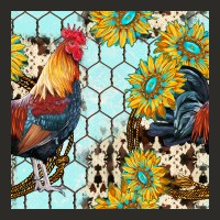 Western Rooster Seamless Pattern Heavy Core Tee | Teevron