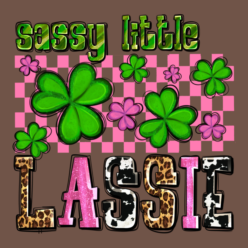 St. Patrick's Day Sassy Little Lassie Premium Sweatshirt by OliviaCreatesArt | Teevron