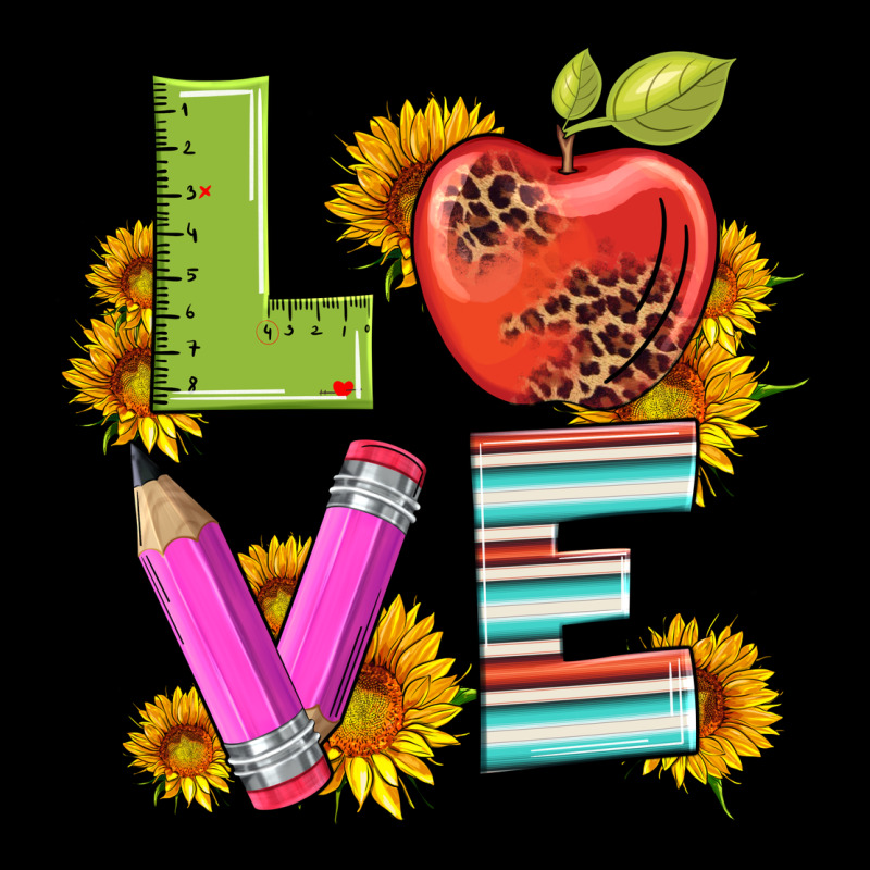 Love With Pen And  Serape Leopard Ladies Tee by Artiststas | Teevron