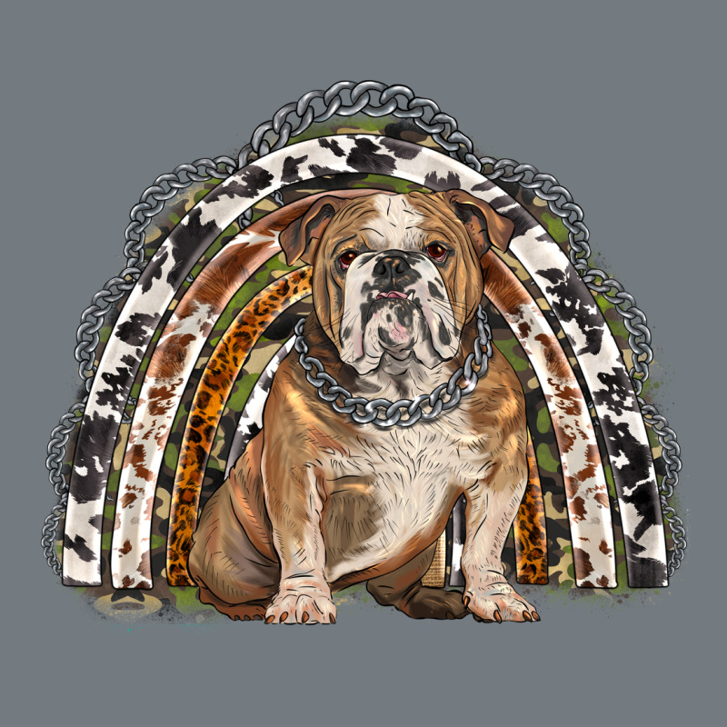 English Bulldog Rainbow Heavyweight Sweatshirt by BarkalooDesign | Teevron
