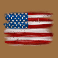 American Flag Distressed Background Vintage Tee | Teevron
