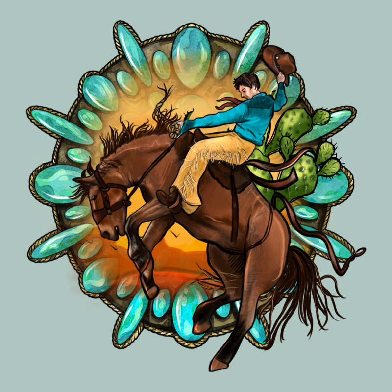 Gemstone Cowboy Premium Sweatshirt by OliviaCreatesArt | Teevron