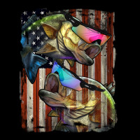 American Flag With Bass Fish Urban Hoodie | Teevron