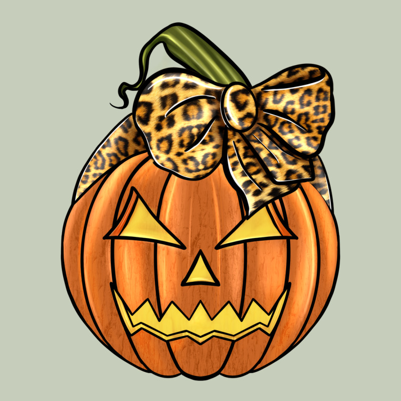 Leopard Ribbon Halloween Pumkin Ladies Tee by JahusDesignShop | Teevron