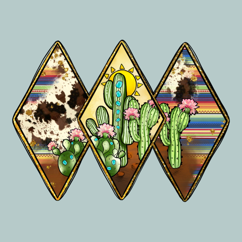 Cactus Serape Cowhide Heavy Core Tee by JahusDesignShop | Teevron