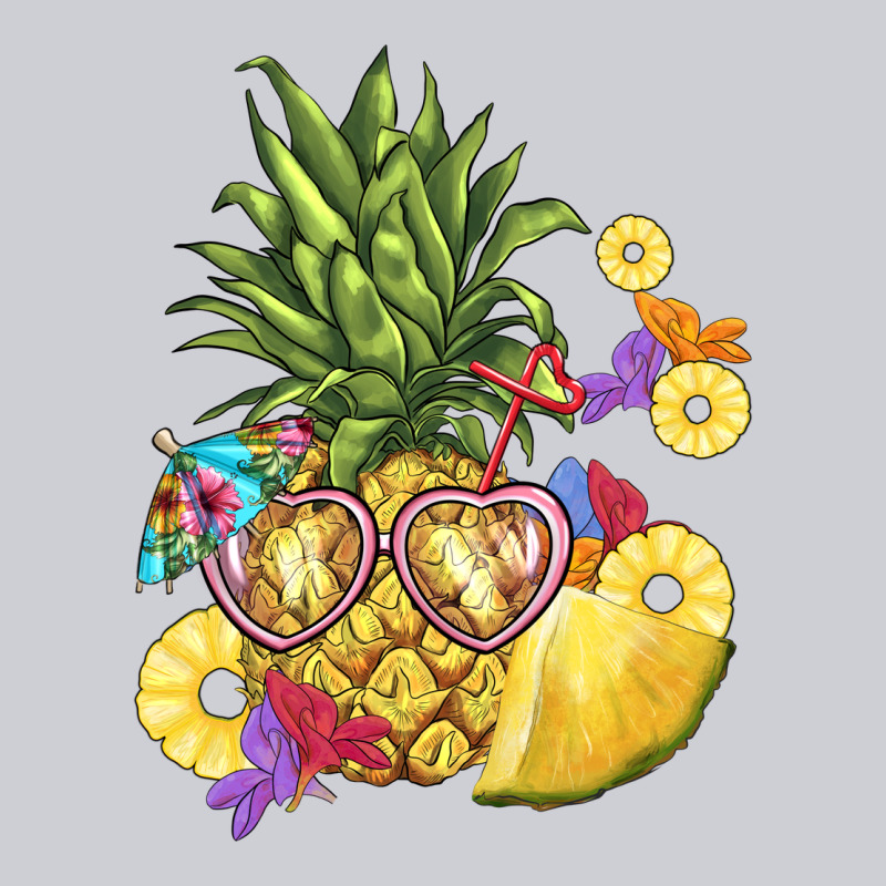 Pineapple Enjoying Heavyweight Sweatshirt by BarkalooDesign | Teevron