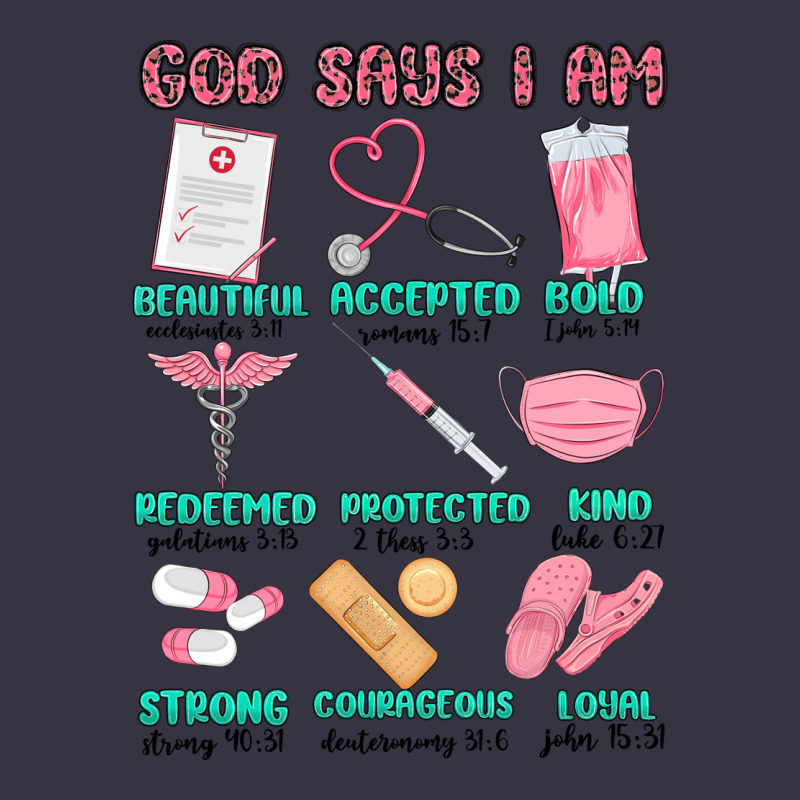 God Says I Am Nurse Vintage Hoodie by MaliasSmallBusiness | Teevron