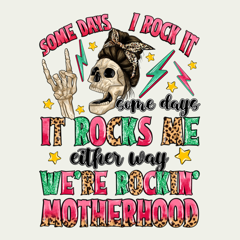 Some Days I Rock It Some Days It Rocks Me Urban Heavy Tee by MaliasSmallBusiness | Teevron