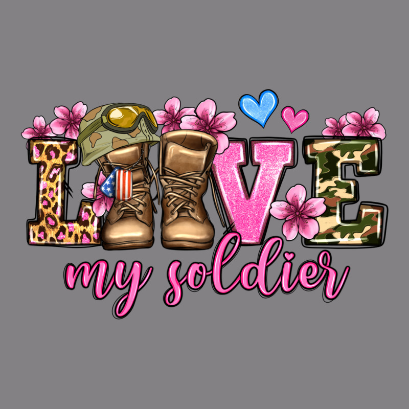 Love My Soldier Olivia Heavyweight Hoodie by OliviaCreatesArt | Teevron
