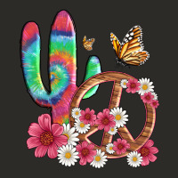 Cactus Peace Sign Flowers And Butterflys Heavy Core Tee | Teevron