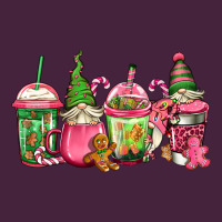 Pink Christmas Gnomes Coffee Cups Premium Tee | Teevron