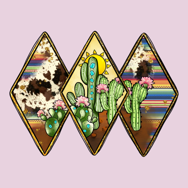 Cactus Serape Cowhide Ladies Tee by JahusDesignShop | Teevron