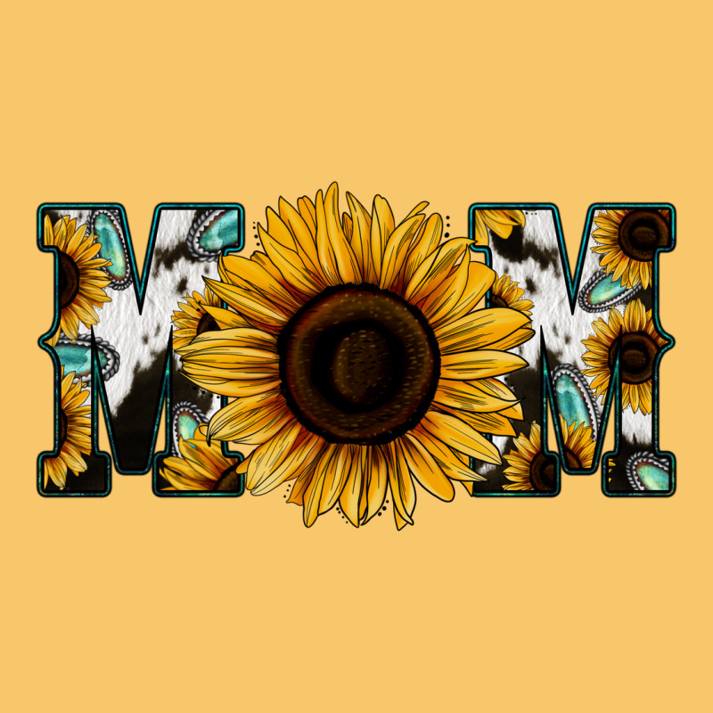 Sunflower Cowhide Mom Vintage Hoodie by Jasminsmagicworld | Teevron