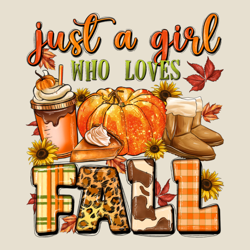 Just A Girl Who Loves Fall Urban Heavy Tee by MaliasSmallBusiness | Teevron