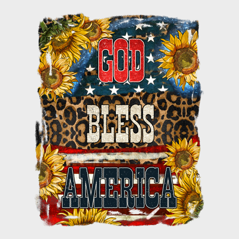 Western God Bless America 4th Of July Urban Hoodie by LillyAllenDesigns | Teevron